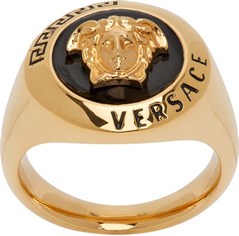 versace mens ring silver|farfetch versace rings men.